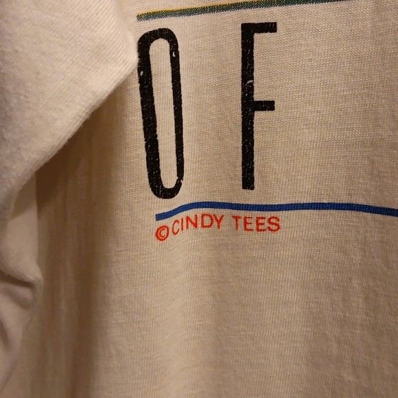 Vintage  90's University of Hawaii long sleeve tee shirt XL Cindy Tees Rainbow - Picture 4 of 12